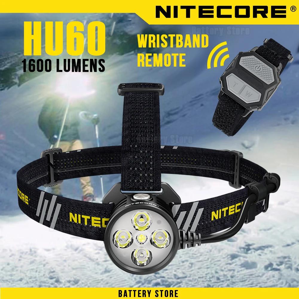 NITECORE HU60 工, ƮƮ   , 4xCREE XP-G3 S3 LED, 1xCREE XHP35 HD E2 LED, ִ  1600 ,